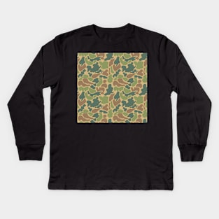 Army Camouflage Kids Long Sleeve T-Shirt